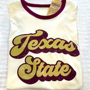 Texas State University tee shirt